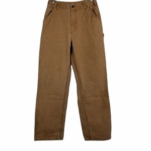 Carhartt Cargo Khaki Work Pant Stains Size 16